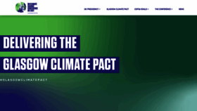 What Ukcop26.org website looked like in 2022 (1 year ago)