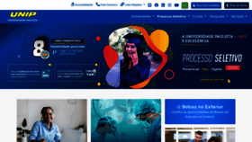 What Unip.br website looked like in 2022 (3 years ago)
