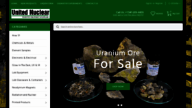 What Unitednuclear.com website looked like in 2022 (1 year ago)
