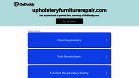 What Upholsteryfurniturerepair.com website looked like in 2022 (1 year ago)