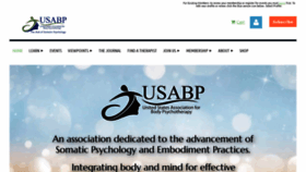 What Usabp.org website looked like in 2022 (1 year ago)