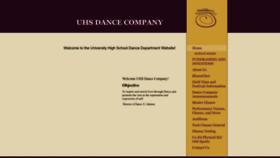What Unidancecompany.org website looked like in 2022 (1 year ago)
