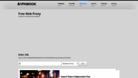 What Usproxy.vpnbook.com website looked like in 2022 (1 year ago)