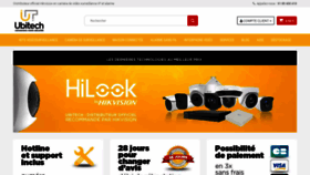 What Ubitech.fr website looked like in 2022 (3 years ago)