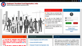 What Unifiedportal-emp.epfindia.gov.in website looked like in 2022 (1 year ago)