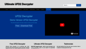 What Ufd2decrypter.com website looked like in 2022 (1 year ago)
