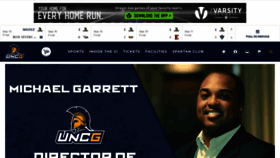 What Uncgspartans.com website looked like in 2022 (1 year ago)