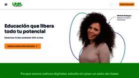What Utel.edu.mx website looked like in 2022 (3 years ago)