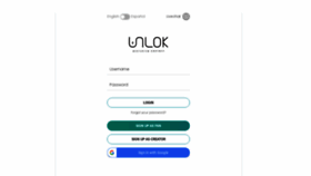 What Unlok.me website looked like in 2022 (1 year ago)