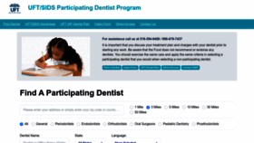 What Uftdental.com website looked like in 2022 (1 year ago)