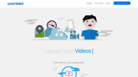 What Userload.co website looked like in 2022 (1 year ago)
