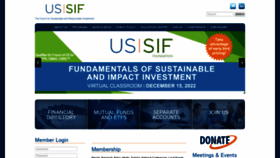 What Ussif.org website looked like in 2022 (1 year ago)