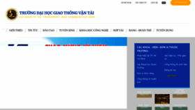 What Utc.edu.vn website looked like in 2022 (1 year ago)