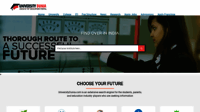 What Universitydunia.com website looked like in 2022 (1 year ago)