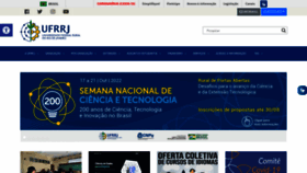 What Ufrrj.br website looked like in 2022 (1 year ago)