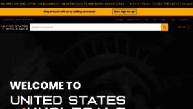 What Unitedstateswholesale.com website looked like in 2022 (1 year ago)