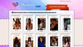 What Ukraina-love.com website looked like in 2022 (1 year ago)