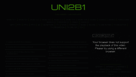What Uni2b1.com website looked like in 2022 (1 year ago)