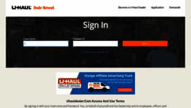 What Uhauldealer.com website looked like in 2022 (1 year ago)