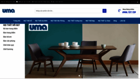 What Uma.vn website looked like in 2022 (1 year ago)