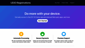 What Udidregistrations.com website looked like in 2022 (1 year ago)