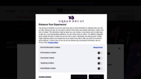 What Urbandecay.co.uk website looked like in 2022 (1 year ago)
