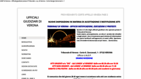 What Unepverona.it website looked like in 2022 (1 year ago)
