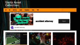 What Unityassetcollection.com website looked like in 2022 (1 year ago)