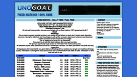 What Unogoal1x2.com website looked like in 2022 (1 year ago)