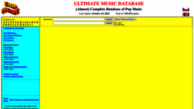 What Umdmusic.com website looked like in 2022 (1 year ago)