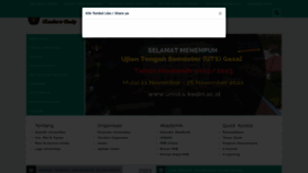 What Uniska-kediri.ac.id website looked like in 2022 (1 year ago)