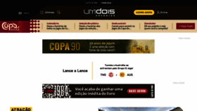 What Umdoisesportes.com.br website looked like in 2022 (1 year ago)