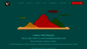 What Udaipurwebdesigner.com website looked like in 2022 (1 year ago)