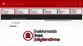 What Universitetercihleri.com website looked like in 2022 (1 year ago)