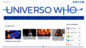 What Universowho.com website looked like in 2022 (1 year ago)