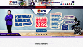 What Upbatam.ac.id website looked like in 2022 (1 year ago)