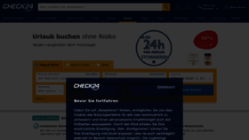 What Urlaub.check24.de website looked like in 2022 (1 year ago)