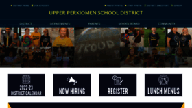 What Upsd.org website looked like in 2022 (1 year ago)