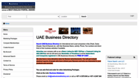 What Uaebusinessdirectory.com website looked like in 2022 (1 year ago)