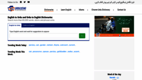 What Urdu2eng.com website looked like in 2022 (1 year ago)