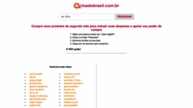 What Usadobrasil.com.br website looked like in 2022 (1 year ago)