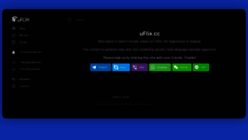 What Uflix.cc website looked like in 2022 (1 year ago)
