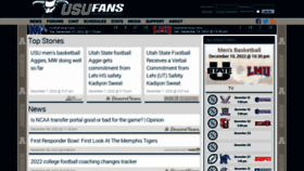 What Usufans.com website looked like in 2022 (1 year ago)