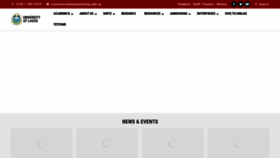 What Unilag.edu.ng website looked like in 2022 (1 year ago)