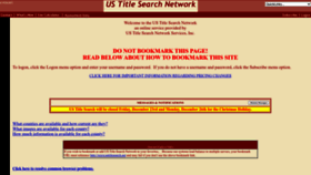 What Ustitlesearch.net website looked like in 2022 (1 year ago)