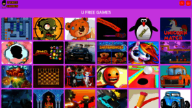 What U-free.games website looked like in 2023 (1 year ago)