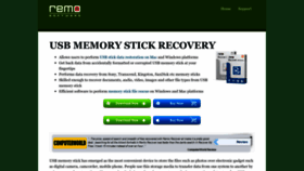 What Usbmemorystickrecovery.com website looked like in 2023 (1 year ago)