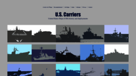 What Uscarriers.net website looked like in 2023 (1 year ago)