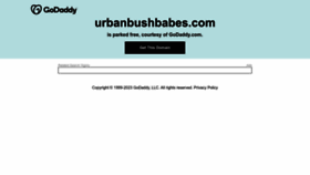 What Urbanbushbabes.com website looked like in 2023 (1 year ago)
