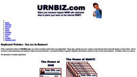 What Urnbiz.com website looked like in 2023 (1 year ago)